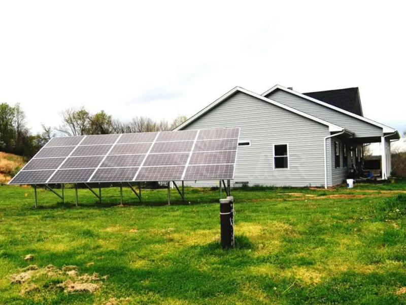 Painéis solares montados no solo de 10KW para casa
