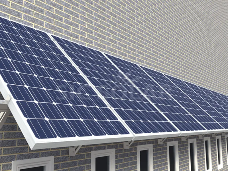Sistemas de montagem em parede de painel solar 10KW na Alemanha