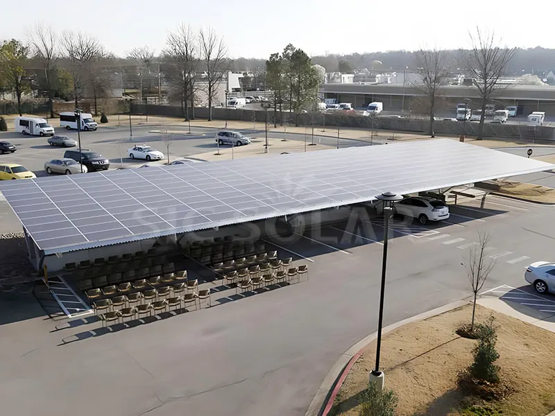 Sistema de montagem solar Carport 150KW Canadá