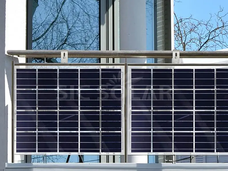 Sistemas de montagem de painel solar em varanda 1KW em Luxemburgo