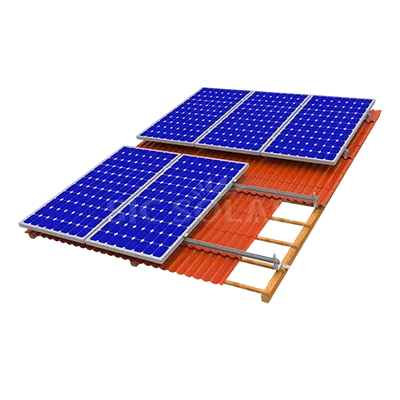 Montagens de telhado de painel solar