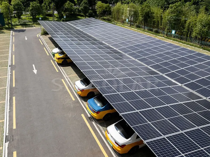 Sistema de montagem solar impermeável 250KW Carport em Filipinas