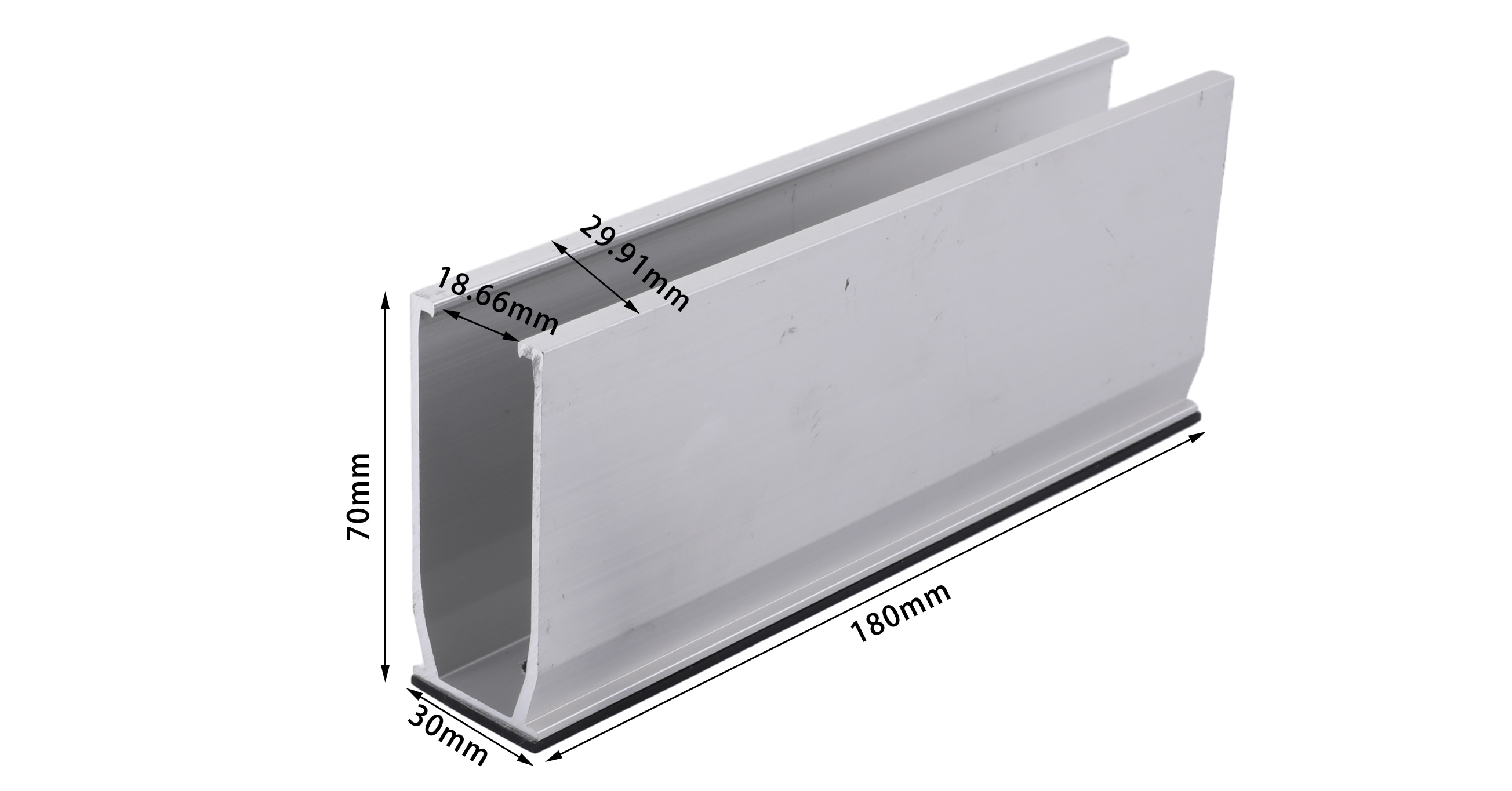mini rail for solar panels