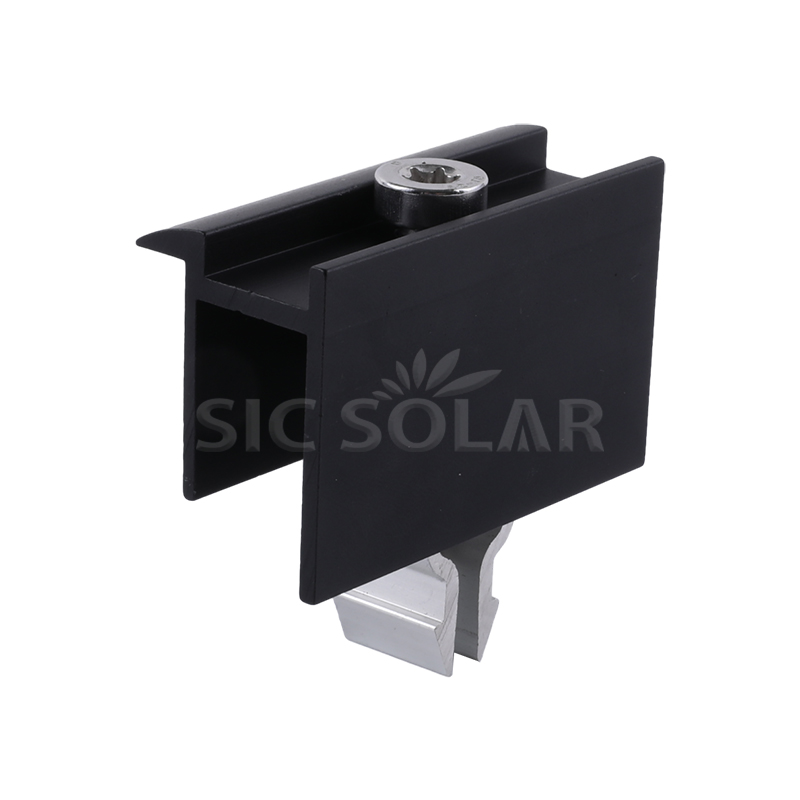 Braçadeira de extremidade de montagem solar fotovoltaica